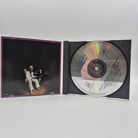 Greatest Hits by Elton John (CD, Oct-1990, Rocket Group Pty LTD) - Picture 3 of 4